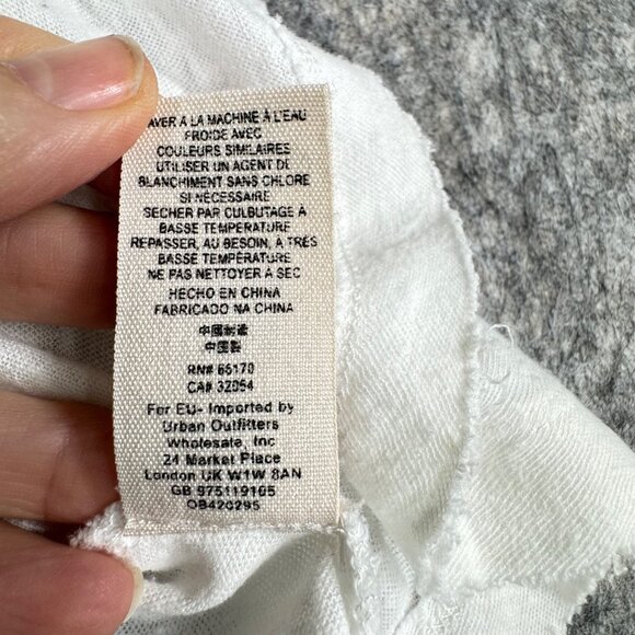 We The Free Touchdown Tailgate Graphic Tunic Top Size Small Jersey White Gold - Picture 8 of 10